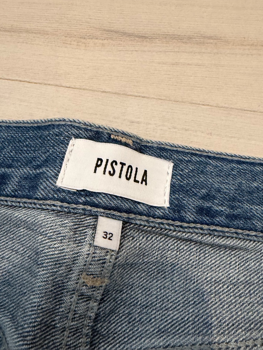 pistola Light Blue Sparkle Relaxed Jeans - Picture 3 of 4